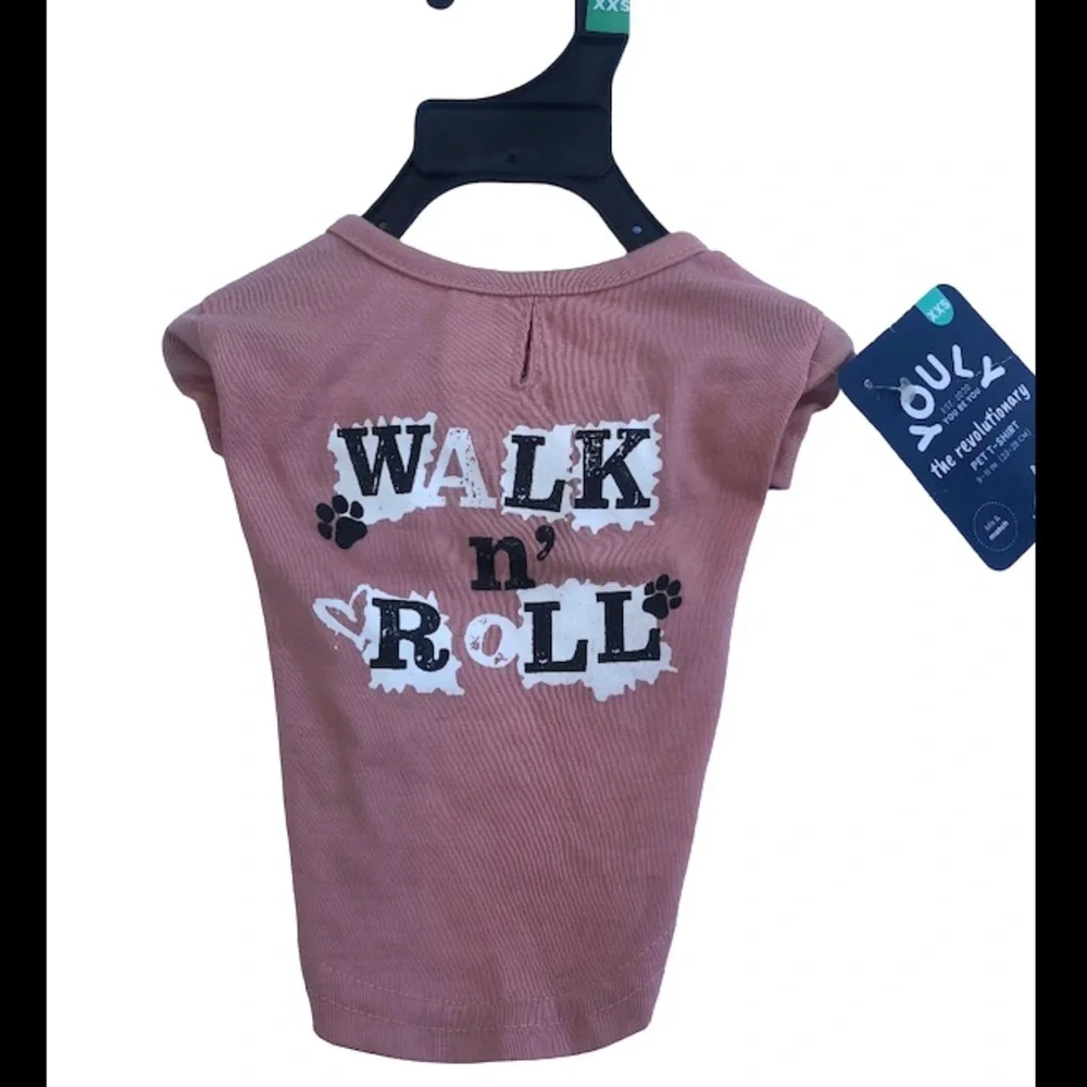 Walk n roll “the Revolutionary” dog t-shirt XXS